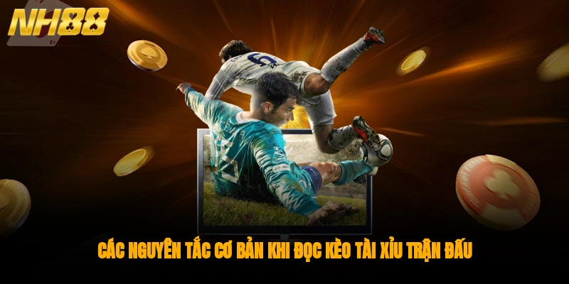 Các nguyên tắc cơ bản khi đọc kèo tài xỉu trận đấu hôm nay