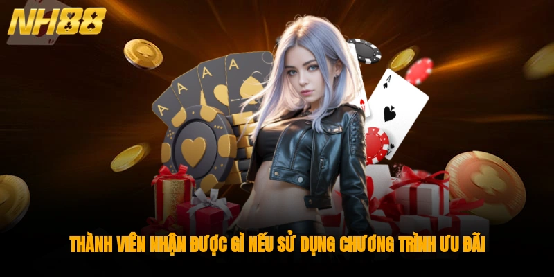 Thành viên nhận được gì nếu sử dụng chương trình ưu đãi